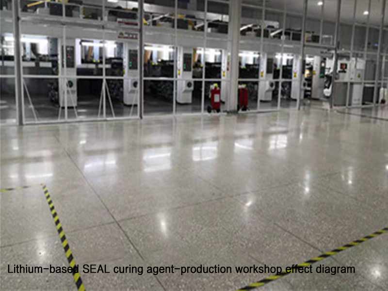 Lithium-based SEAL curing agent-used for production workshop floor
