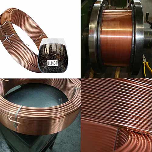 Submerged arc welding wire welding process